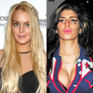 Amy Winehouse, Lindsay Lohan Amy Winehouse, Lindsay Lohan